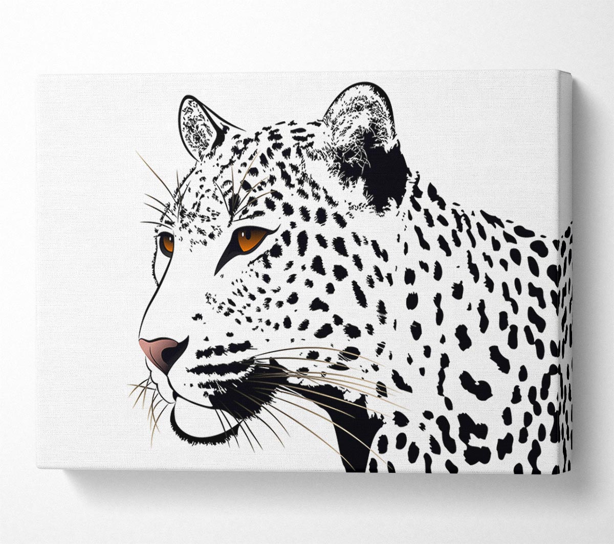 Leopard Eyes Canvas Wall Art
