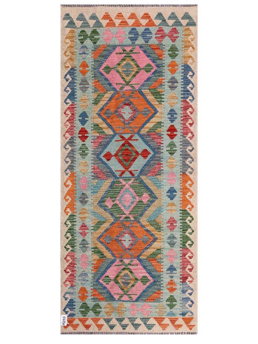 Maimana Kilim - 197 x 84 cm