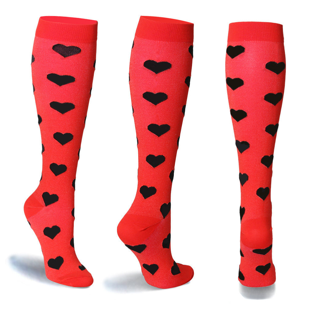 Men's And Women's Running Colored Pressure Socks