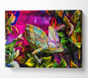 Chameleon In The Pink Canvas Wall Art