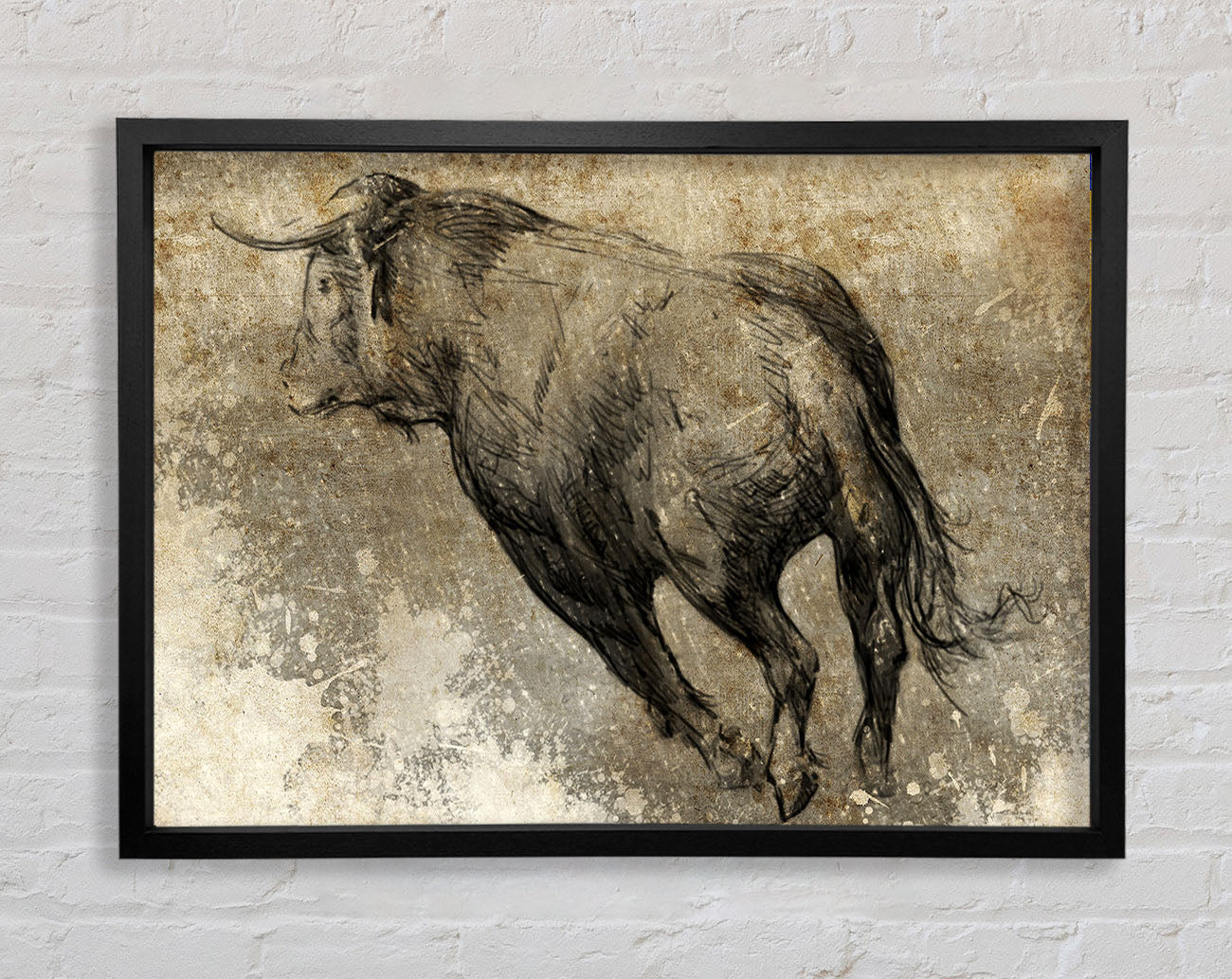 Bull Run Framed Wall Art