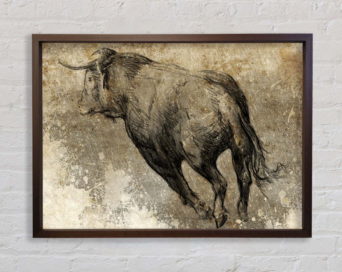 Bull Run Framed Wall Art