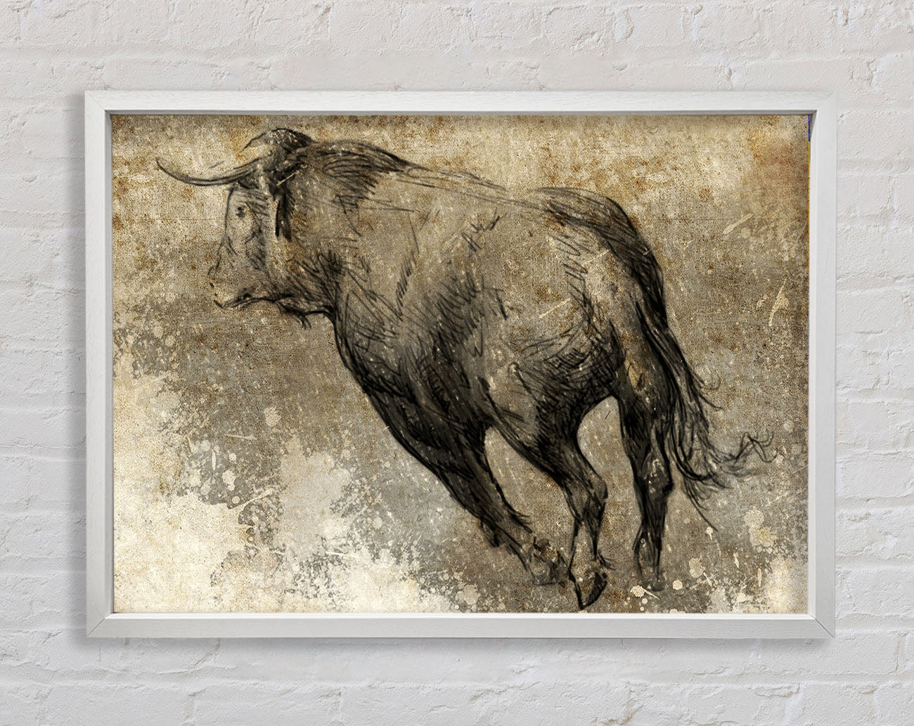 Bull Run Framed Wall Art