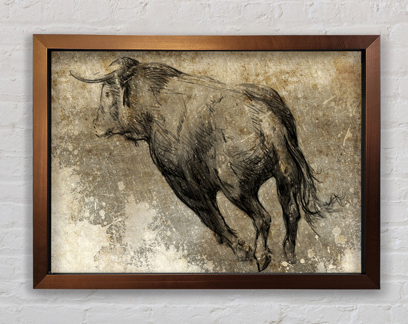 Bull Run Framed Wall Art