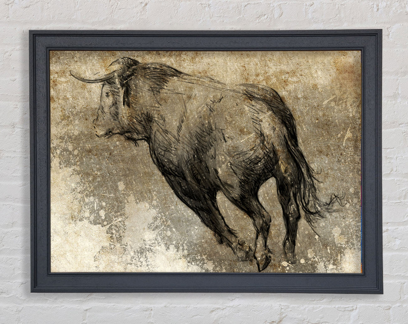 Bull Run Framed Wall Art
