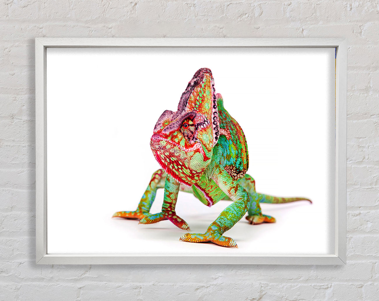 Chameleon Walk Framed Wall Art