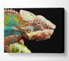 Chameleon Face Canvas Wall Art