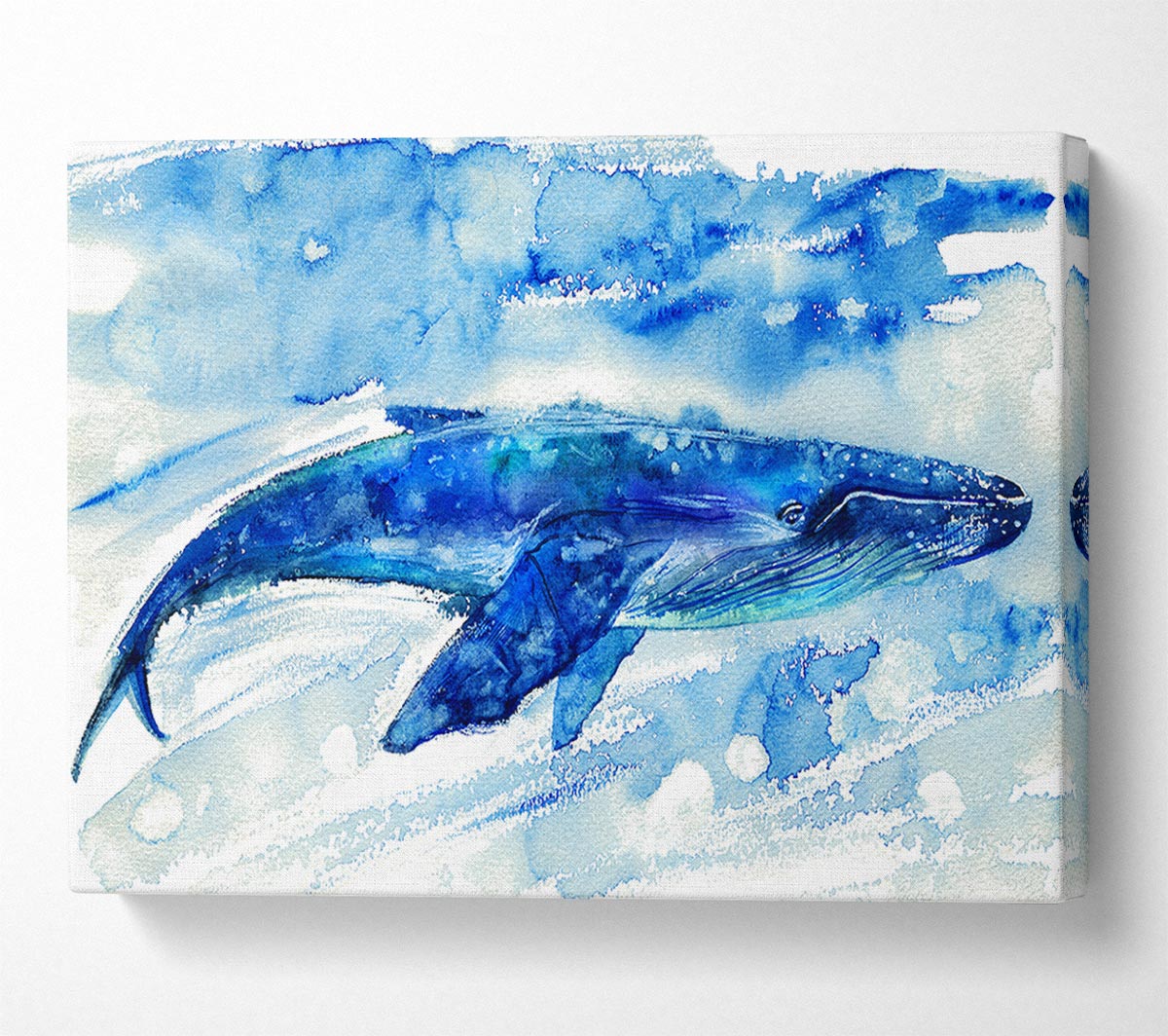 Whale Painting Canvas Wall Art