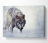 Prowling Wolf Canvas Wall Art