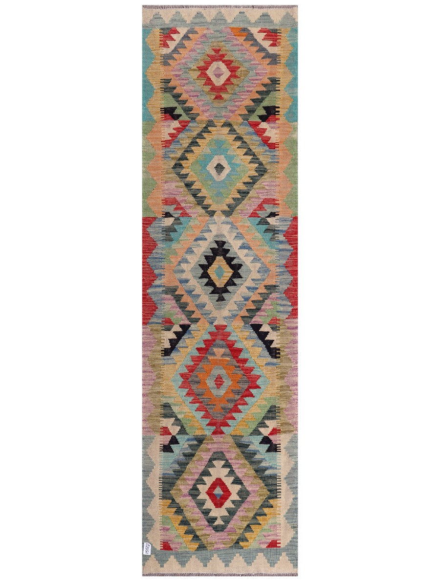 Maimana Kilim Runner - 295 x 82 cm