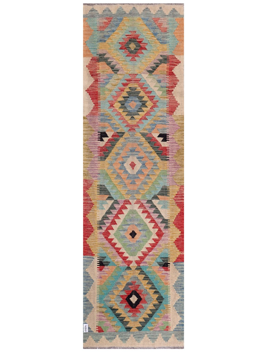 Maimana Kilim Runner - 286 x 85 cm