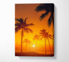 Stunning California Sunset Canvas Wall Art
