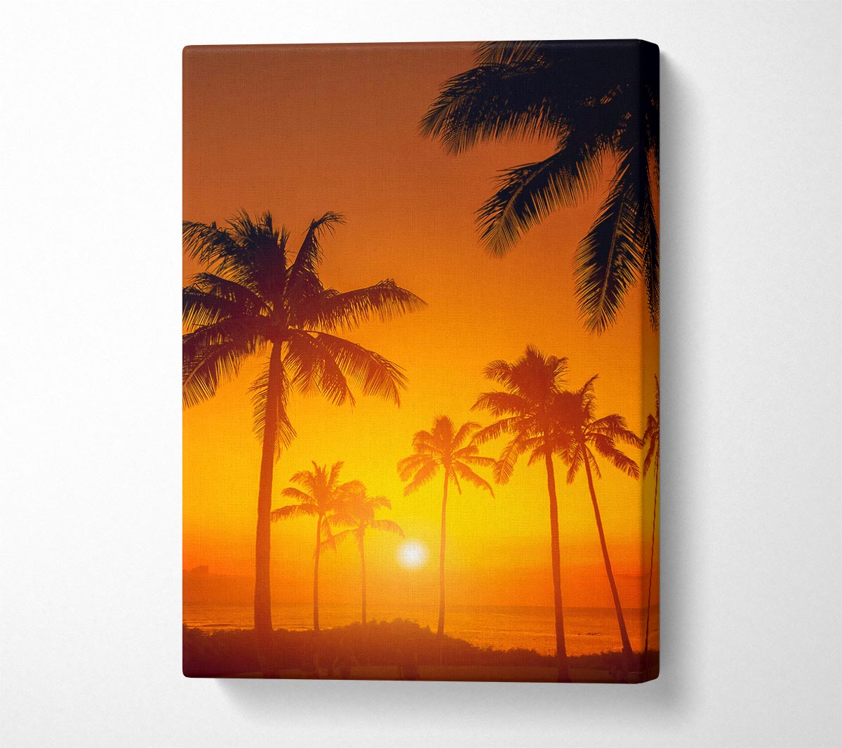 Stunning California Sunset Canvas Wall Art