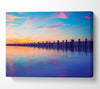 Tranquil Ocean Sunset Canvas Wall Art