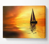 Sailboat Sunset 1 Canvas Wall Art