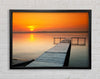 Boardwalk Sunset Framed Wall Art