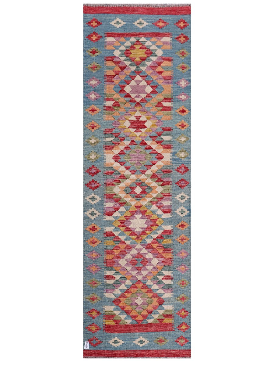 Maimana Kilim Runner - 284 x 88 cm
