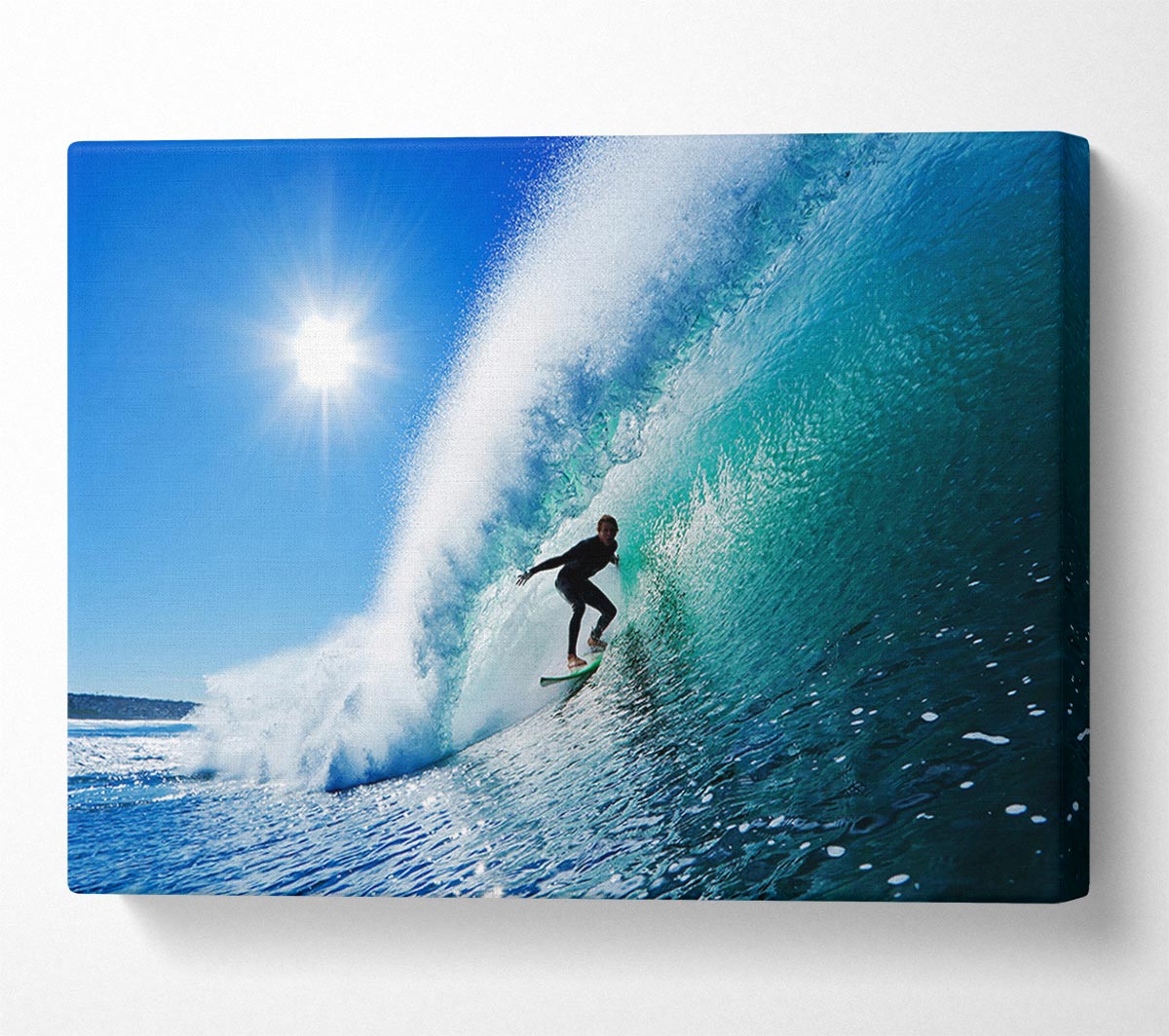 Riding The Wave Canvas Wall Art