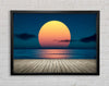 Boardwalk Sun Framed Wall Art