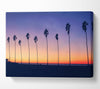 Palm Tree LineUp Canvas Wall Art