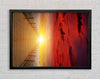 Amazing Sunset Boardwalk Framed Wall Art
