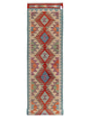 Maimana Afghanistan Kilim Runner - 379 x 81 cm