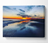 Ocean At Dusk Canvas Wall Art