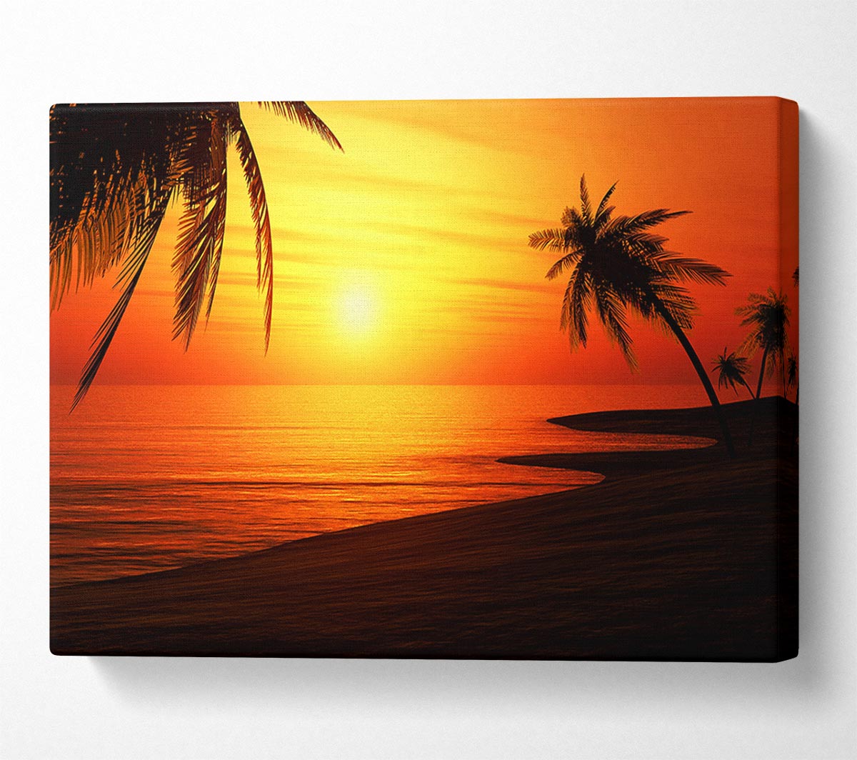Sun Glow Canvas Wall Art
