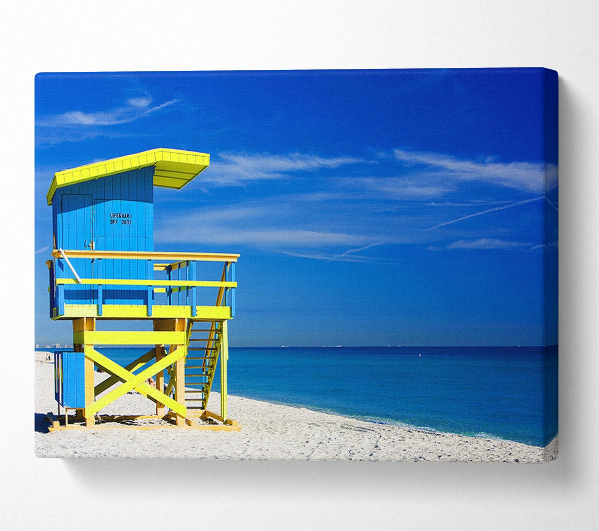 Life Guard Hut Canvas Wall Art
