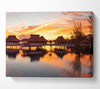 Sunset Reflections Canvas Wall Art