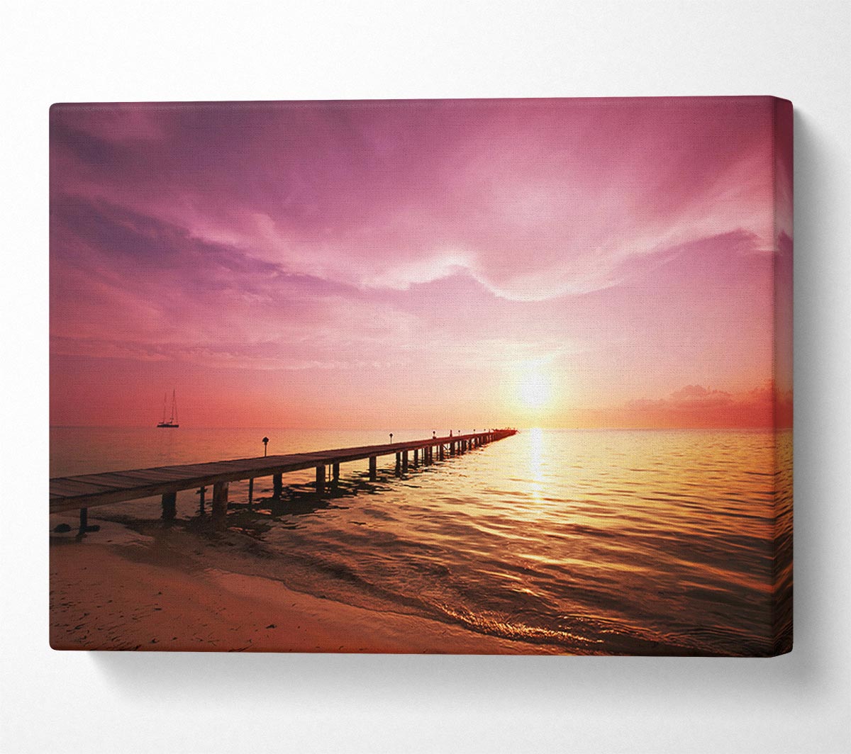 Sailboat Ocean Canvas Wall Art