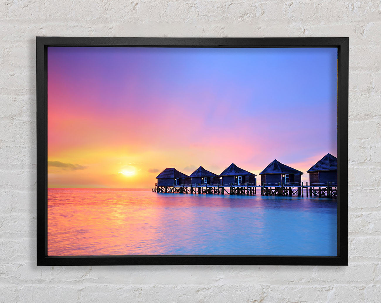 At The End Of A Hard Day Framed Wall Art