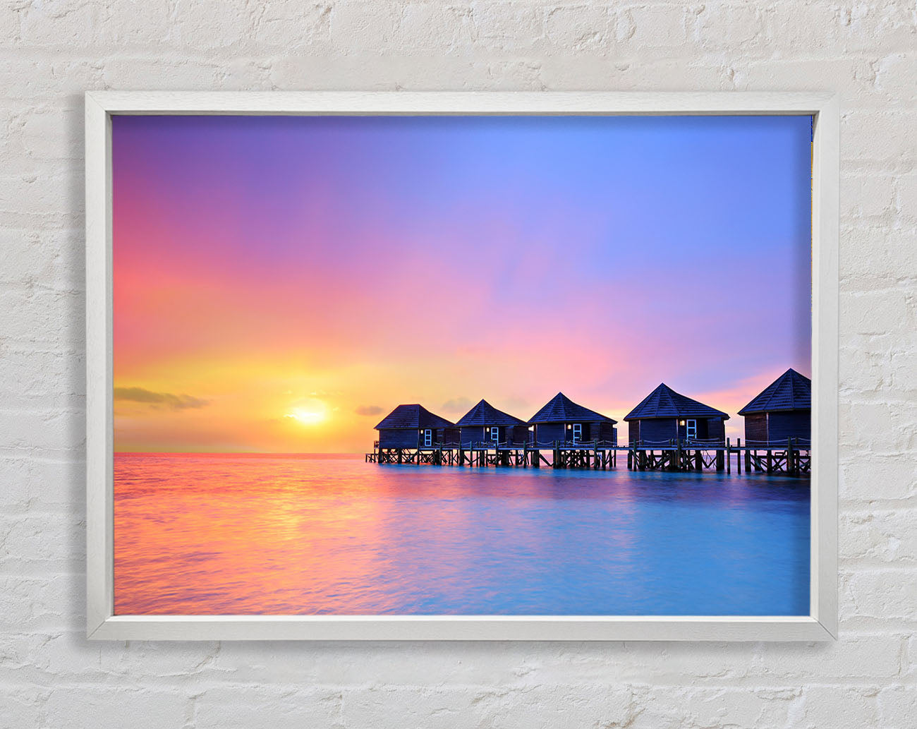 At The End Of A Hard Day Framed Wall Art