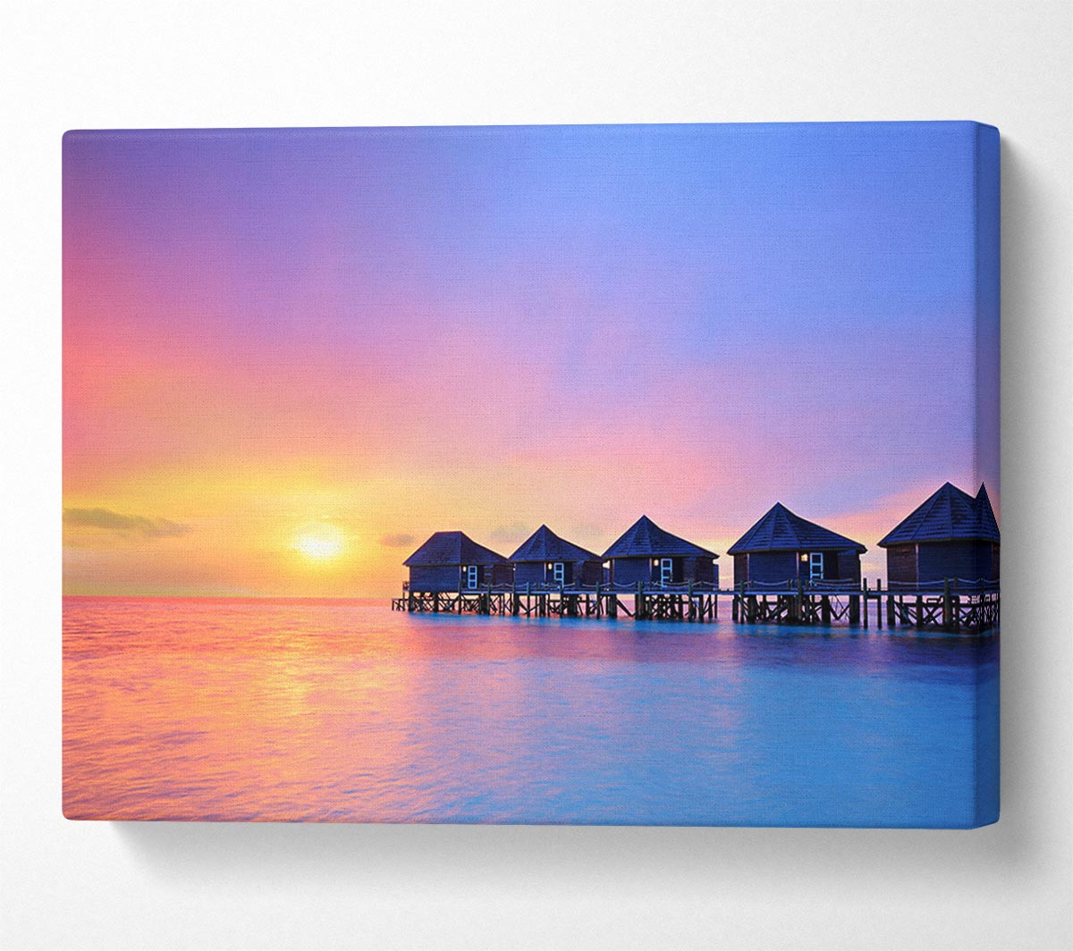 At The End Of A Hard Day Canvas Wall Art