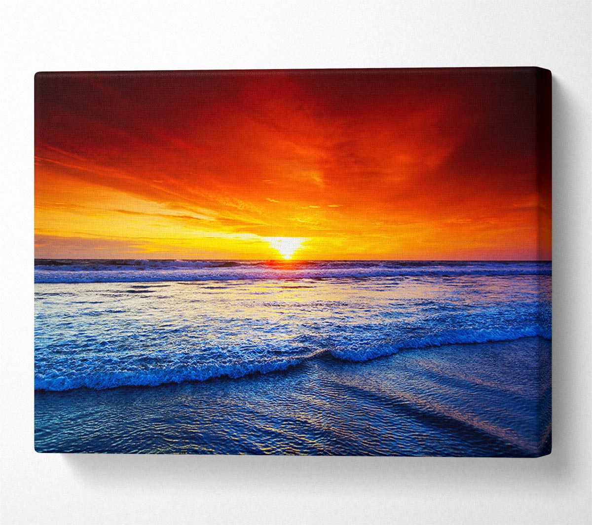 Fierce Ocean Skies Canvas Wall Art