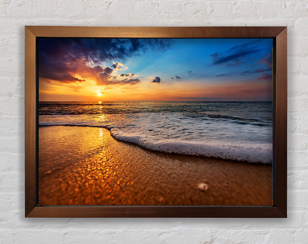 As The Waves Get Closer Framed Wall Art