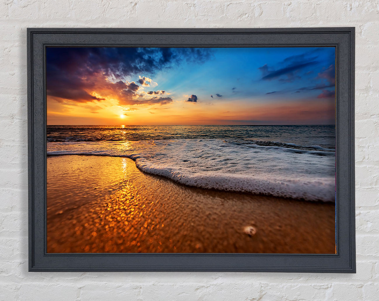 As The Waves Get Closer Framed Wall Art