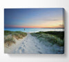 Sunrise Beach Walk Canvas Wall Art