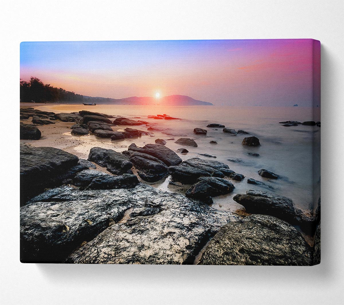 Ocean Rock Beauty Canvas Wall Art