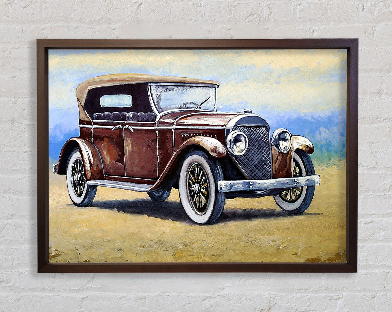 British Vintage Beauty Framed Wall Art