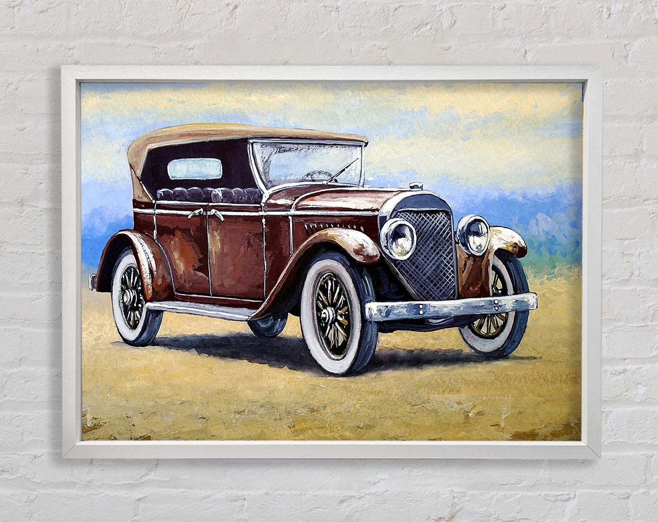 British Vintage Beauty Framed Wall Art