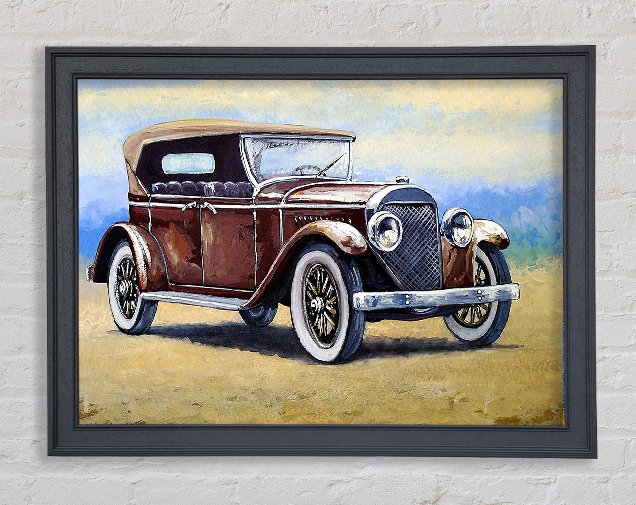British Vintage Beauty Framed Wall Art