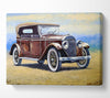 British Vintage Beauty Canvas Wall Art