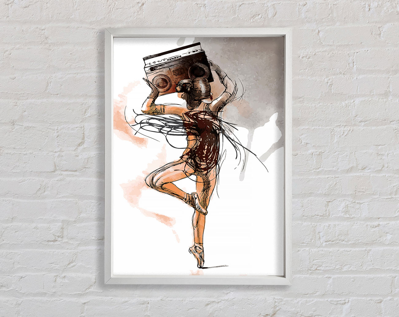Contemporary Movement 19 Framed Wall Art