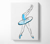Blue Ballerina 1 Canvas Wall Art