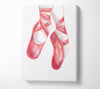 Ballerina Shoes 2 Canvas Wall Art