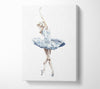 White Ballerina 3 Canvas Wall Art