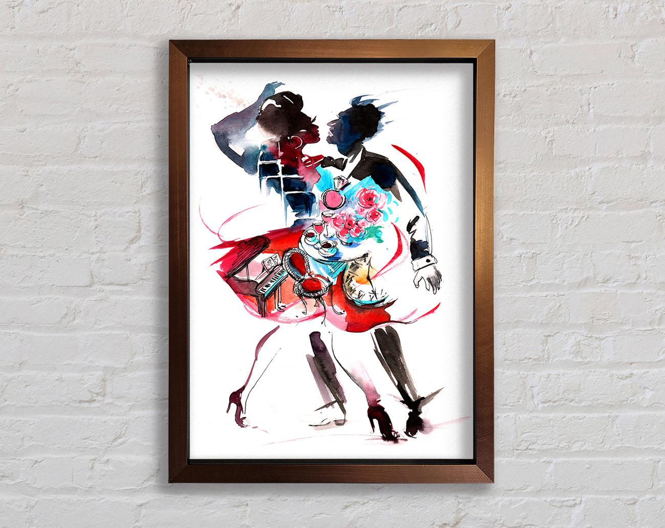 Contemporary Movement 22 Framed Wall Art