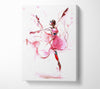 Pink Ballerina 1 Canvas Wall Art