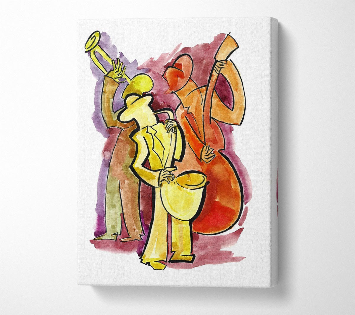 Feeling The Music 1 Canvas Wall Art